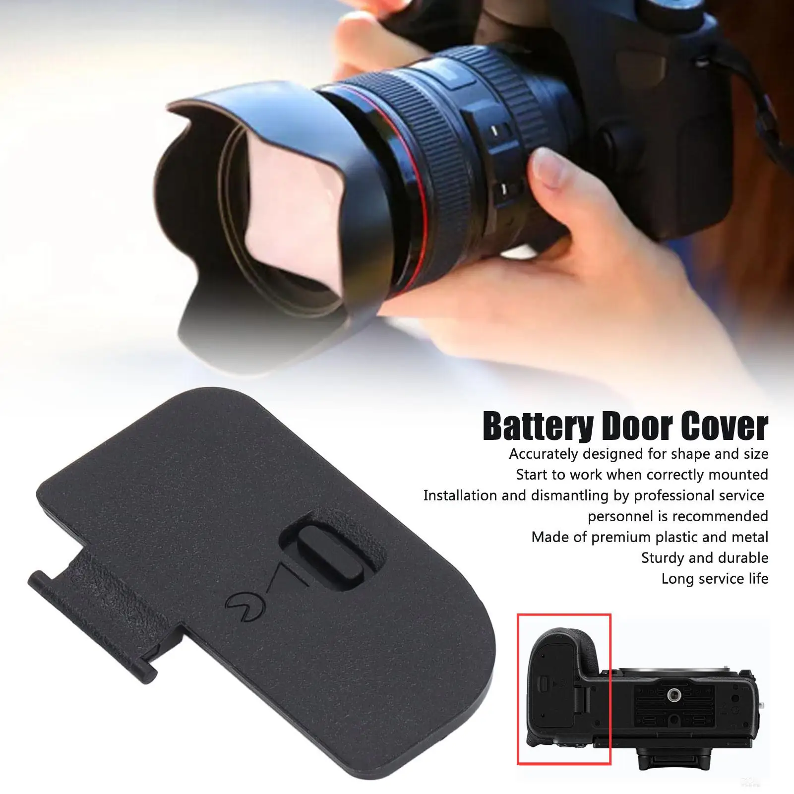 Coperchio della porta della batteria di ricambio per fotocamere micro SLR-coperchio della fotocamera di qualità professionale