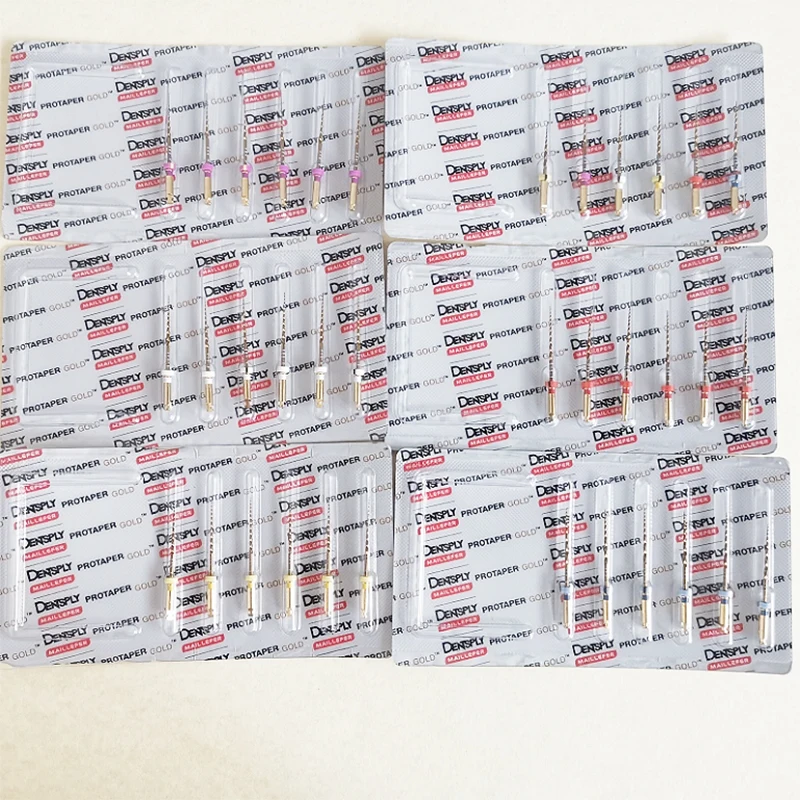 

5PKS Dental Pro/Taper Gold Rotary Protaper Gold Rotary Files Tulsa Assorted Endodontics 21mm/25mm/31mm SX-F3