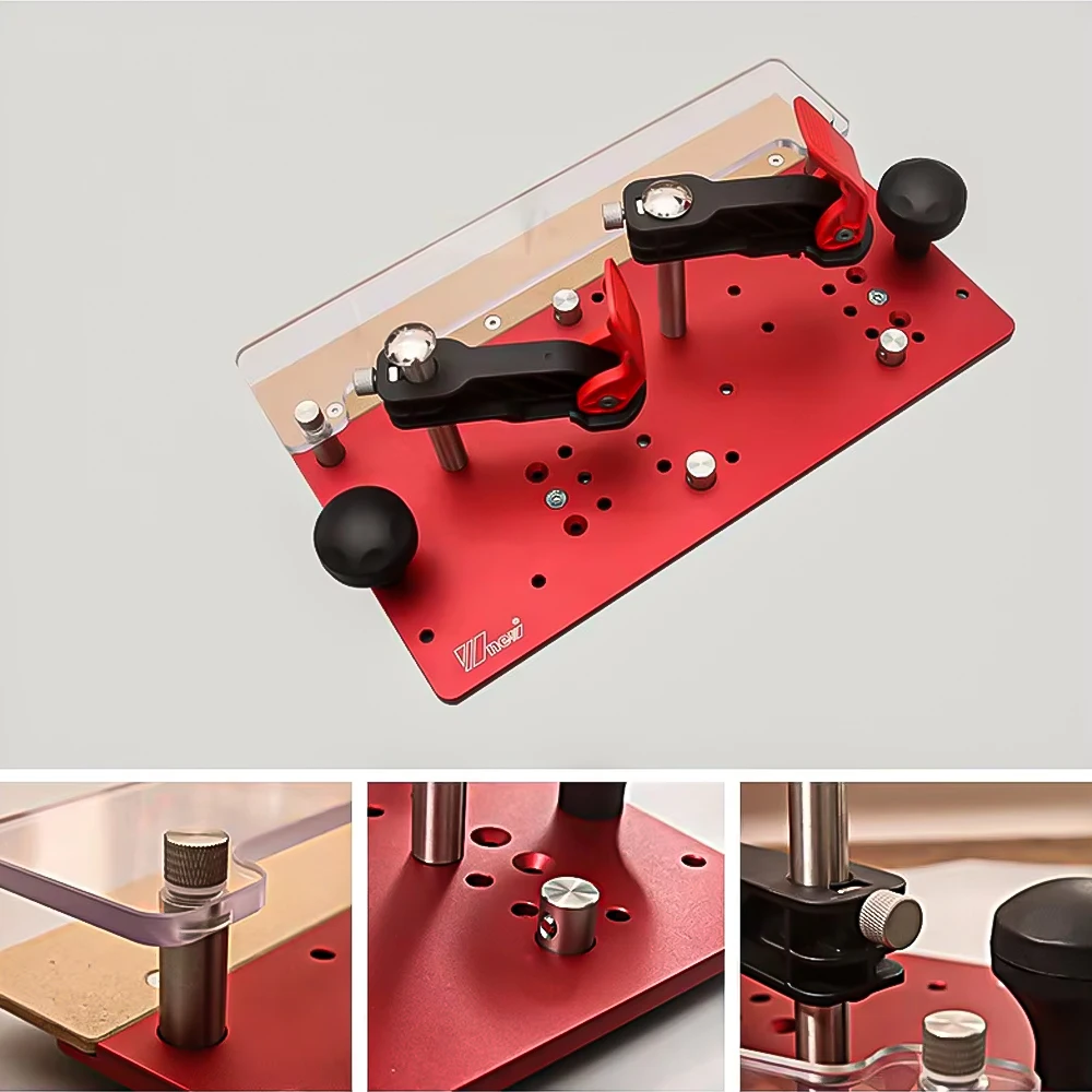 WNew Router Table Rail Coping Sled Tools  Hooked On Wood Precision Router for Cabinet Door Joints / Drawer