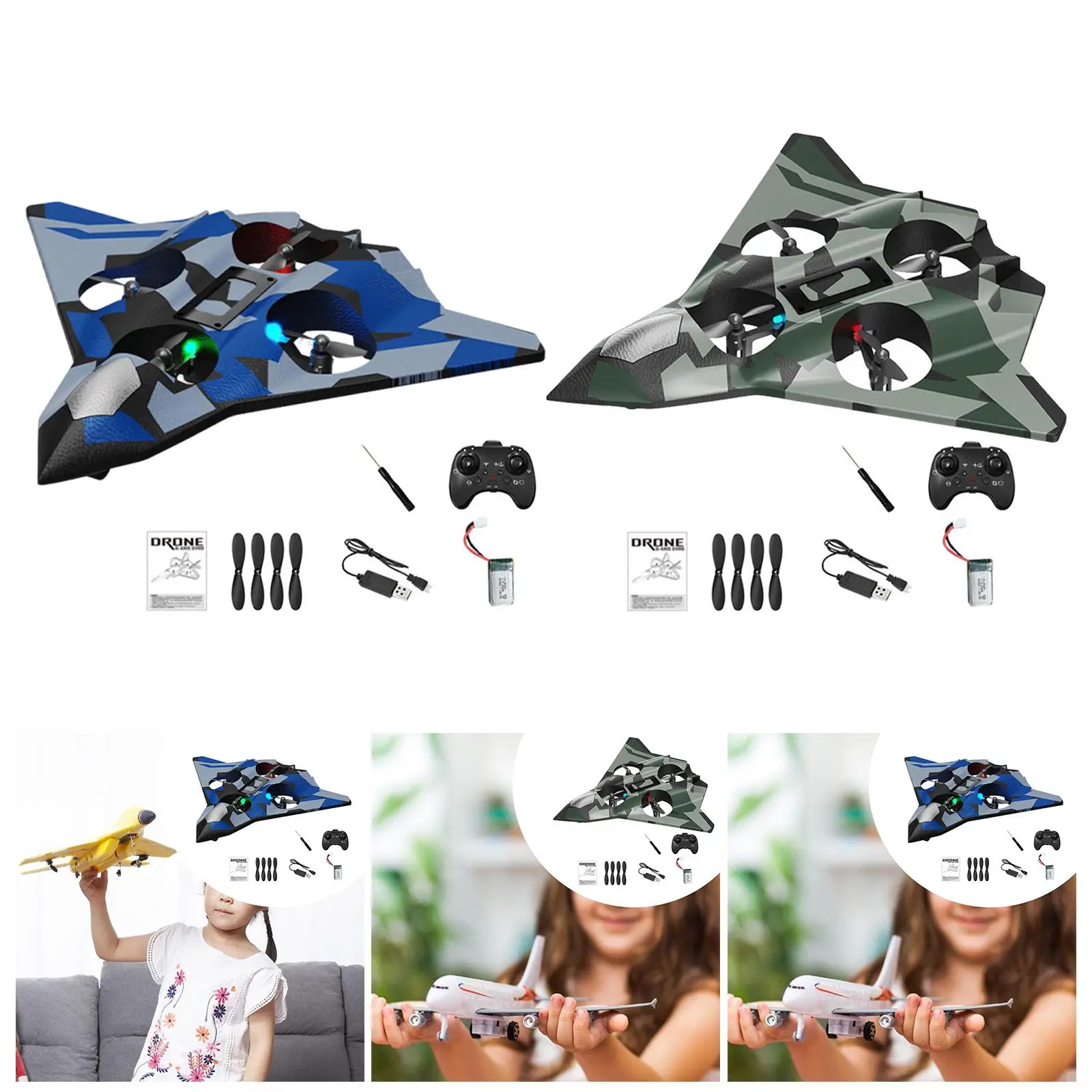 

Lightweight EVA Foam Remote Control Airplane Outdoor Flying Toy - Durable Aircraft Design for Fun Easy to Fly Hobby Glider