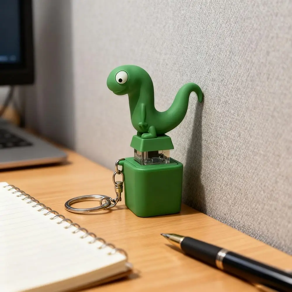 Wiederaufladbare wiederaufladbare Tier-Schlüsselanhänger, tragbarer Stressabbau-Schlüsselanhänger, Eidechsen-Schlüsselanhänger, Squeeze Sound Dekompression