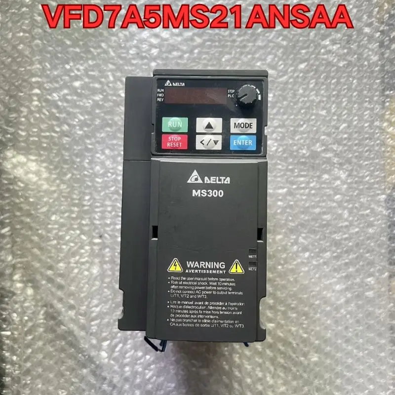 

Second-hand disassembled VFD7A5MS21ANSAA inverter function test is normal