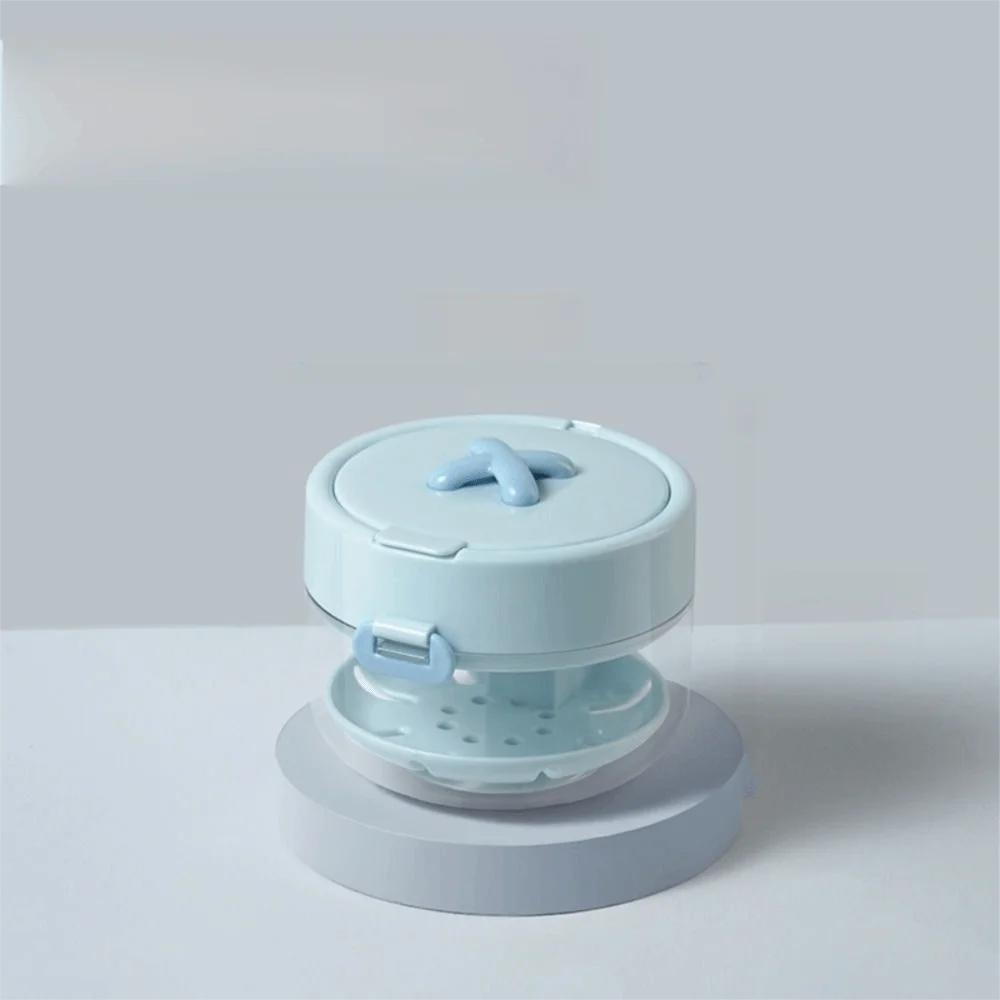 Drainable Design Braces Storage Box Layered Organizer Portable Denture Soak Cup with Mirror Large Capacity