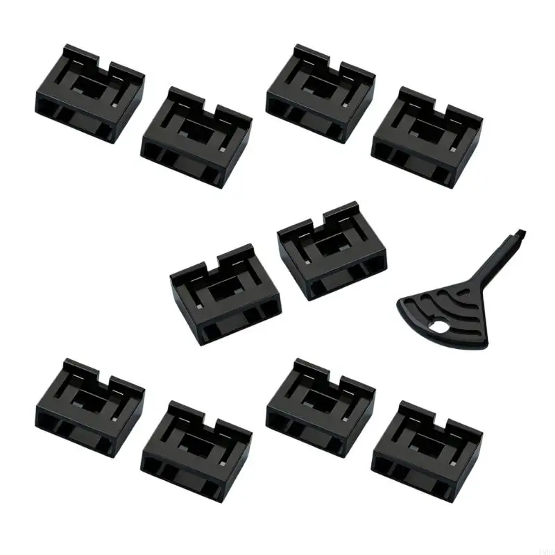 Set Of 10 PP Material USB Port Seal Protectors With Removable Included