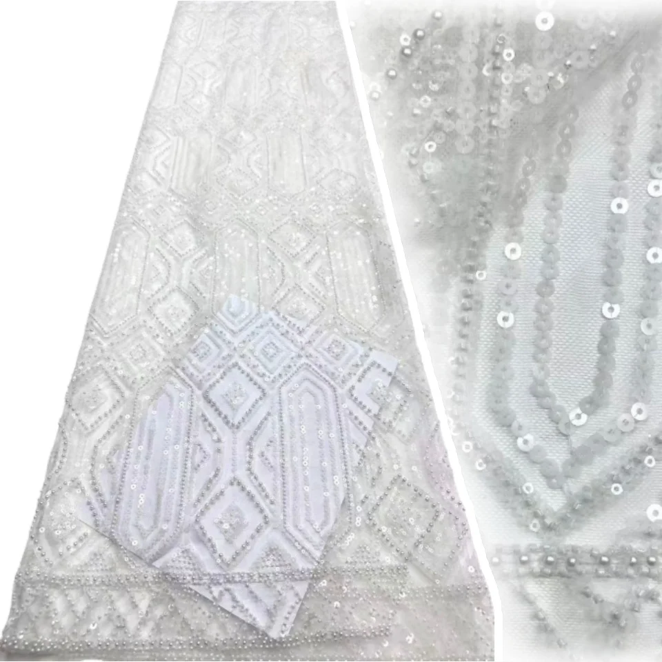 

Бордовое африканское кружево с бисером, новый дизайн, французское нигерийское кружево с пайетками для женских вечерних платьев 2247