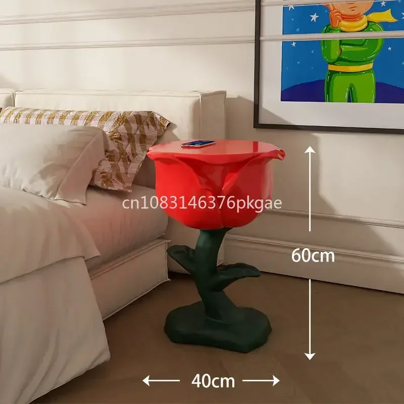 Приставной столик для гостиной и журнальный столик Rose для небольших квартир с подвижными напольными украшениями и мебелью