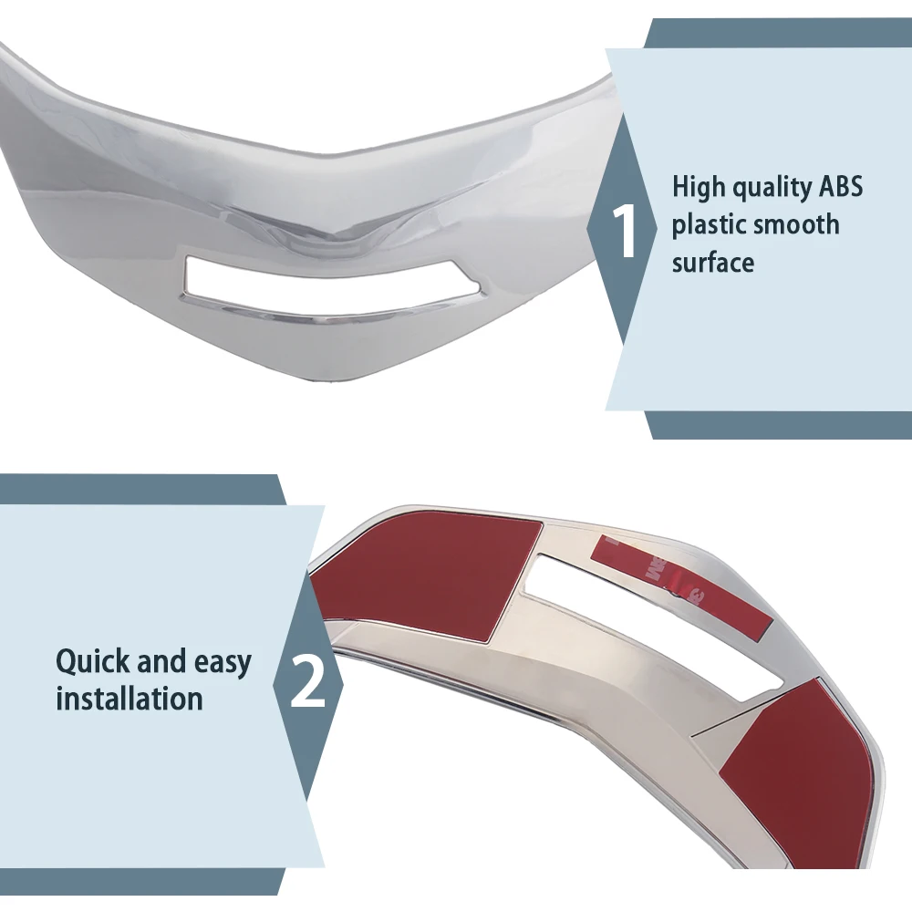 

Для мотоцикла Honda Gold Wing GL1800 Tour DCT GoldWing GL 1800 2018-2025: Декоративная накладка на передний обтекатель ветрового стекла, запчасти