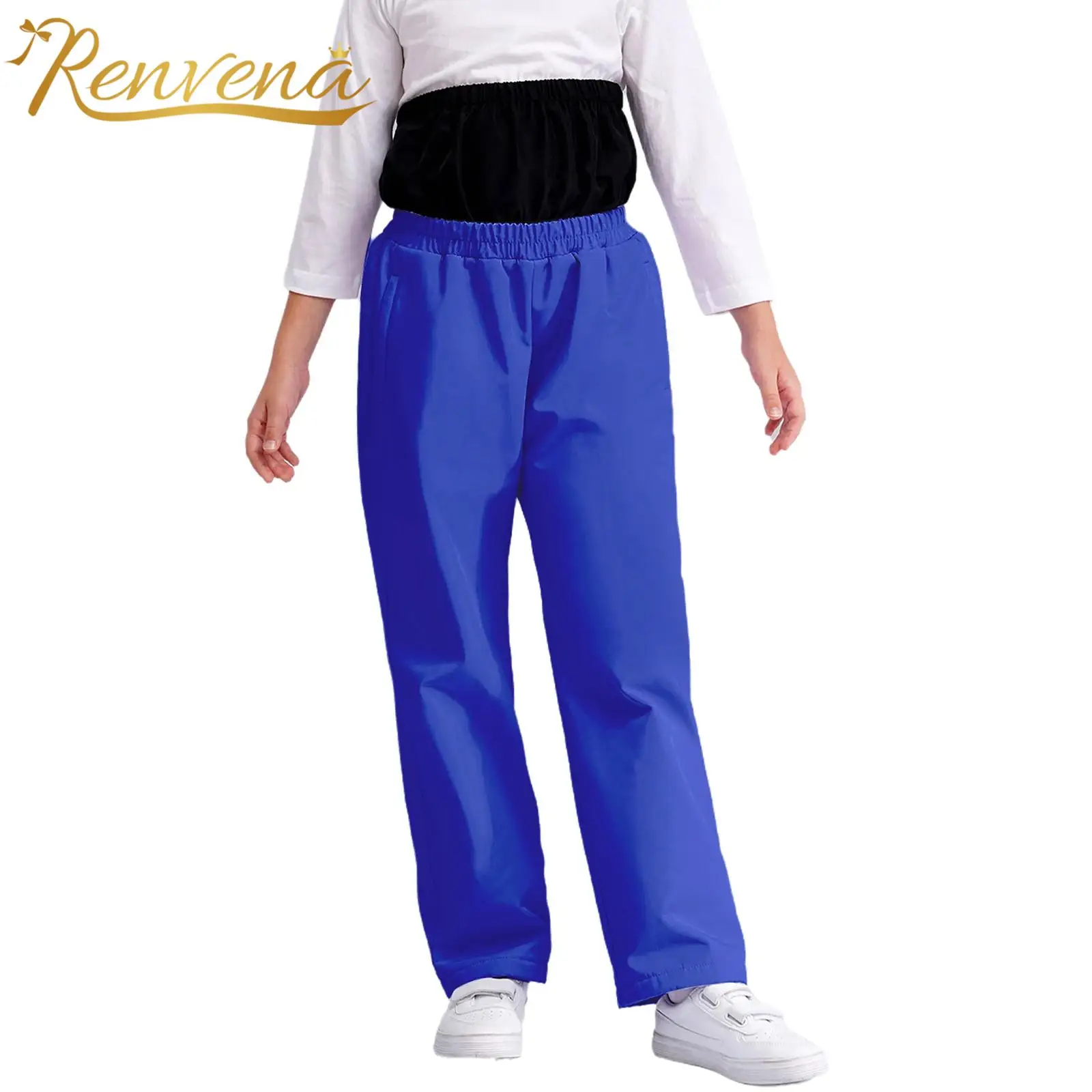 

Kids Girls Windproof Skiing Pants Winter Elastic Waist Ski Trousers for Outdoor Snow Sports Ice Skating Snowboarding Pants