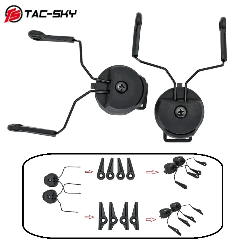 Walk Tactical Hearing Protection Earmuffs Patriot Series Noise-Canceling Headphone Accessories ARC Rail Adapter