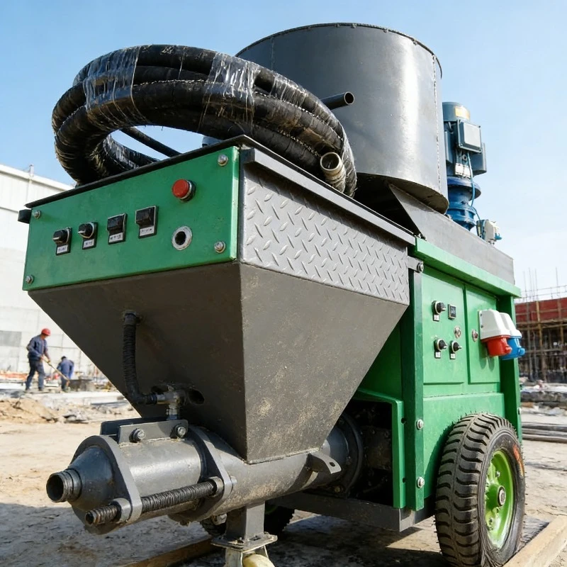 

Automatic Wall Putty Scraping Machine Mortar Spray Concrete Plastering Equipment for Decoration