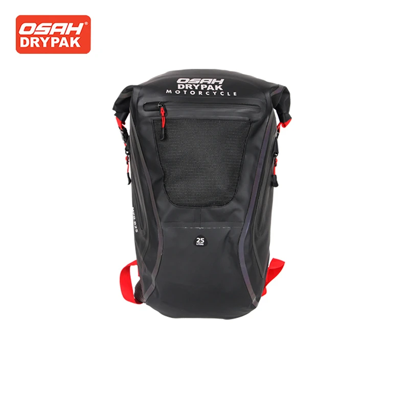 

OSAH 25L Motorcycle Bag Riding Backpack High-capacity PVC Wear-resisting Waterproof Bag For Outdoor Travel Hiking Camping Gears