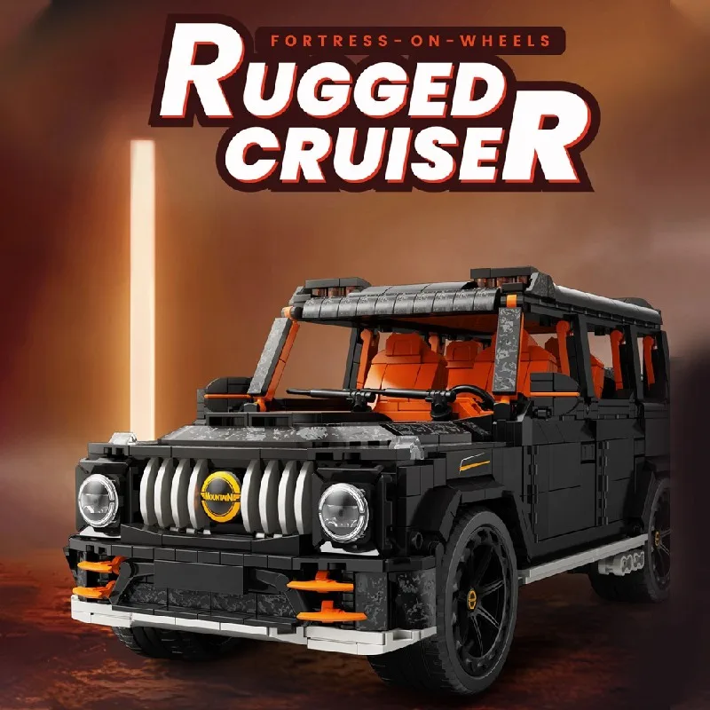 

Technik G63 Off-road Car Building Blocks MOC Y26022 Supercar Sports Vehicle Model Bricks Kit Creative Toys Adults Gift 1689PCS