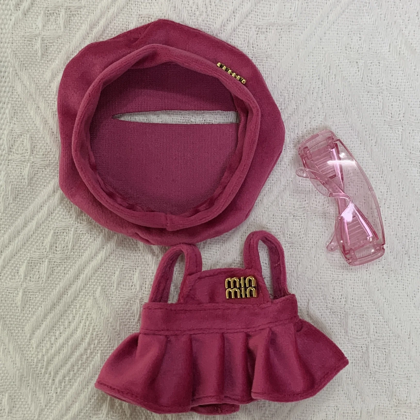 Abbigliamento universale per bambole Mini peluche in cotone idol per vestiti per bambole per 15-17CM I II III Labubu Abiti seduti Accessori per feste