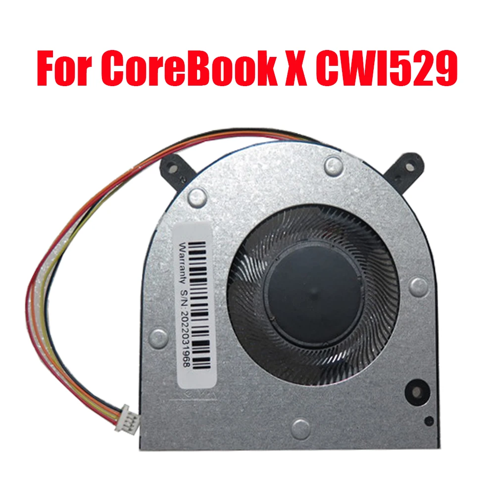 

Replacement Laptop CPU Fan For Chuwi For CoreBook X CWI529 i5-8259U i5-1235U Compatible B75D5HA2034 DC5V 0.50A New