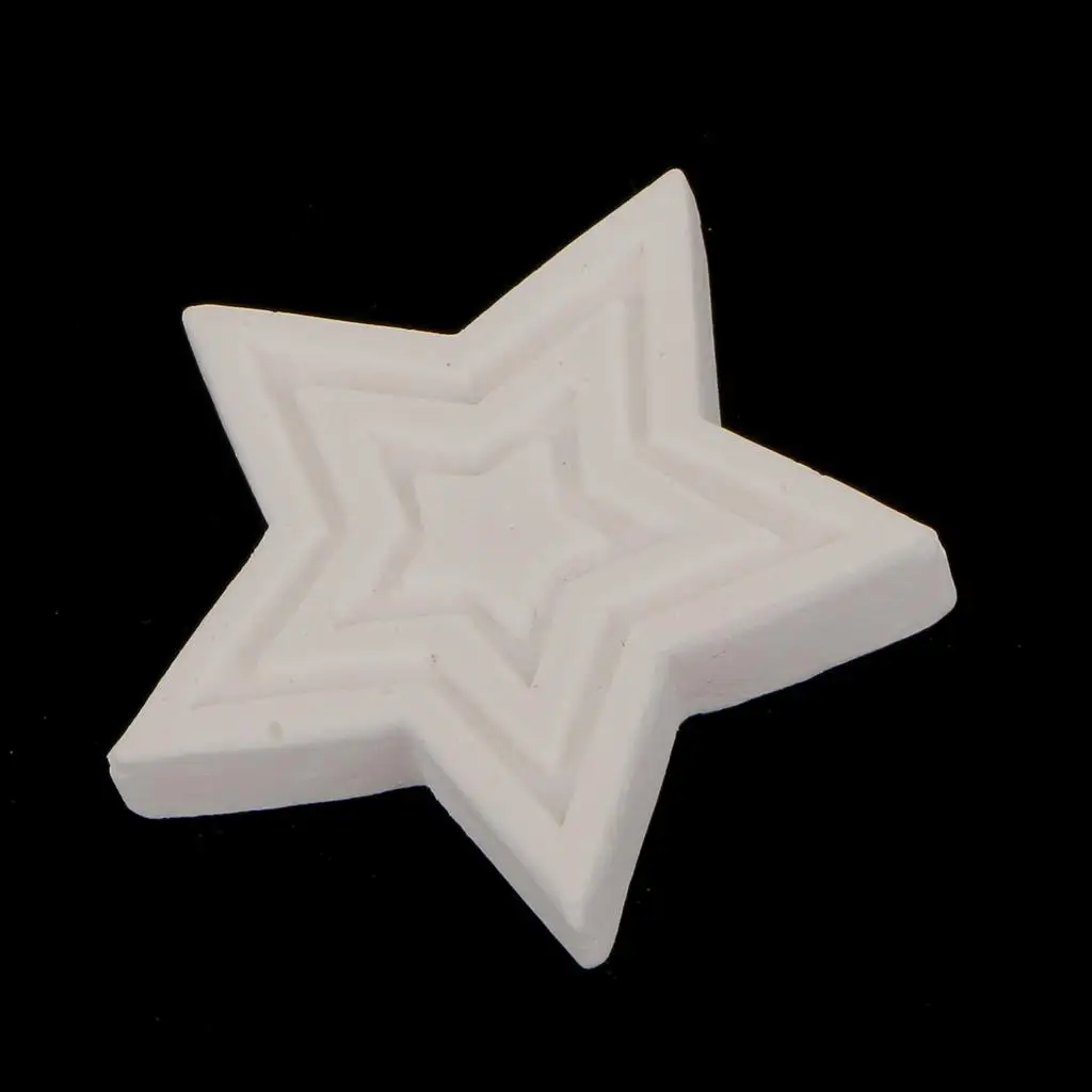 4pcs Scented Fragrance Rock, for Refresher，DIY Essential , White, 3.5*0.6cm