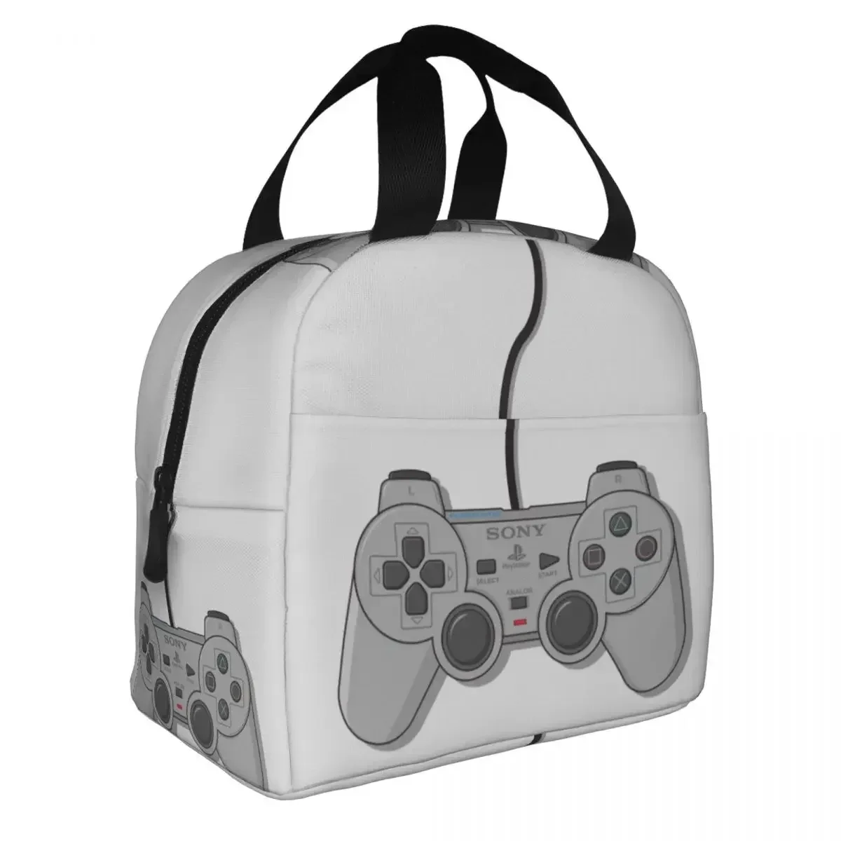 Custom Bag Custom Custom Retro Video Game Turbo Controller Insulated Lunch Bags For Gamer Lover Resuable Thermal Cooler Bento Bo