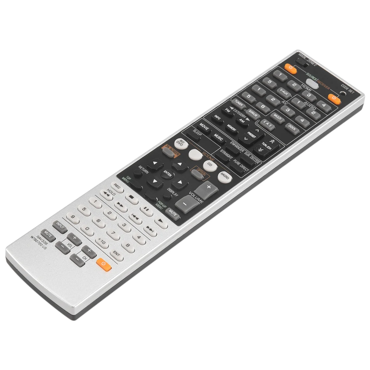 Y05A RAV336 WT92720US Zamiennik pilota do odbiornika AV RX-A700 RX-V667 RX-A700BL -6063 Sub Remote RAV337 RAV338