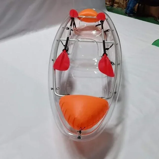 durable transparent Polycarbonate kayak boats sale, fashionable lake sport boats