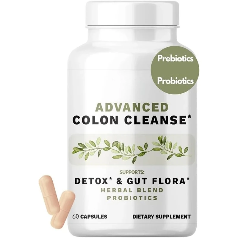 Probióticos y hierbas naturales, apoyan la microbiota intestinal, que contiene corteza de castaña de rata, cáscara de psyllium y hojas de senna,