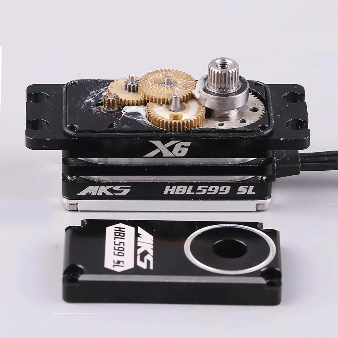 Mks x6 hbl599sl digital metal gear servo competition short version brushless servo model aircraft remote control aircraft