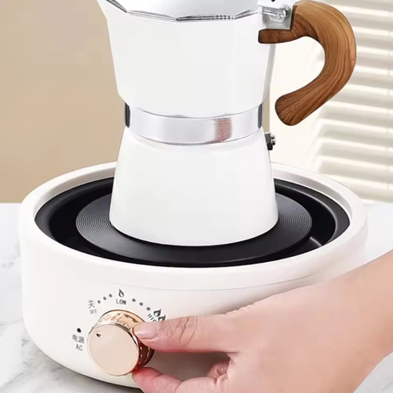 موقد شاي كهربائي صغير متعدد الوظائف مع ميزة حرق مضادة للجفاف تسخين سريع 220 فولت لوح تسخين للاستخدام المكتبي والمنزلي #3