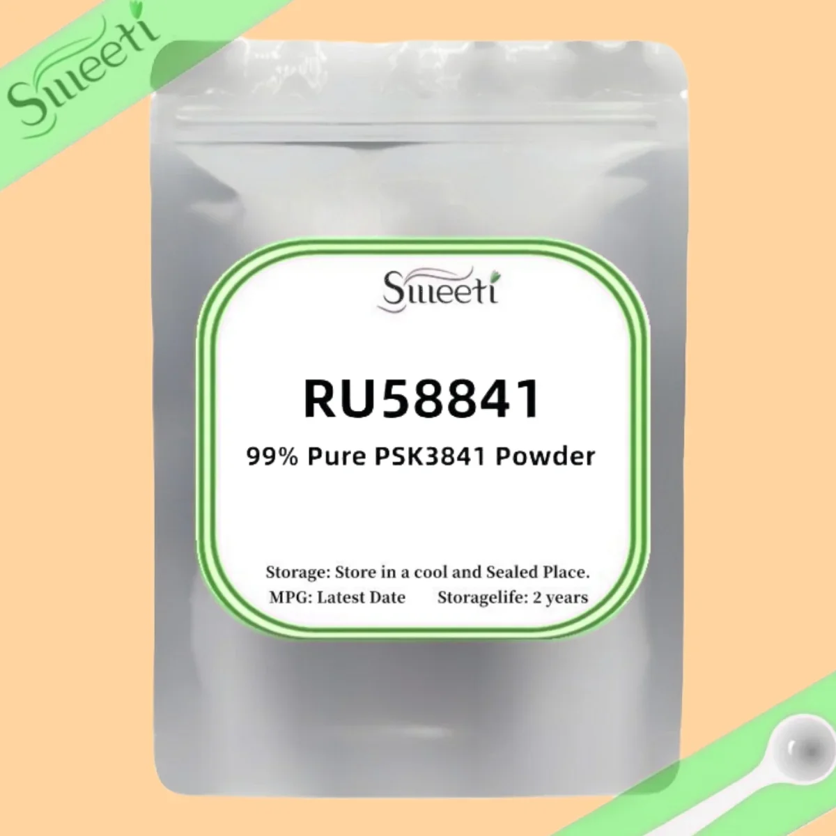 Free Shipping 99% Ru58841 Powder,helps Hair Grow Prevent Hair Loss