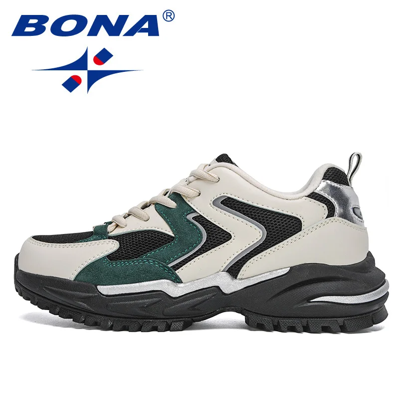 BONA New Designers Classics Sneakers Women Sports Shoes Casual Running Shoes Ladies Breathable Jogging Footwear Feminino