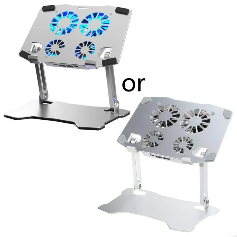 Держатель подставки для ноутбука x16 с охлаждающим вентилятором тип зарядного порта зарезервированный многофункциональный сплав