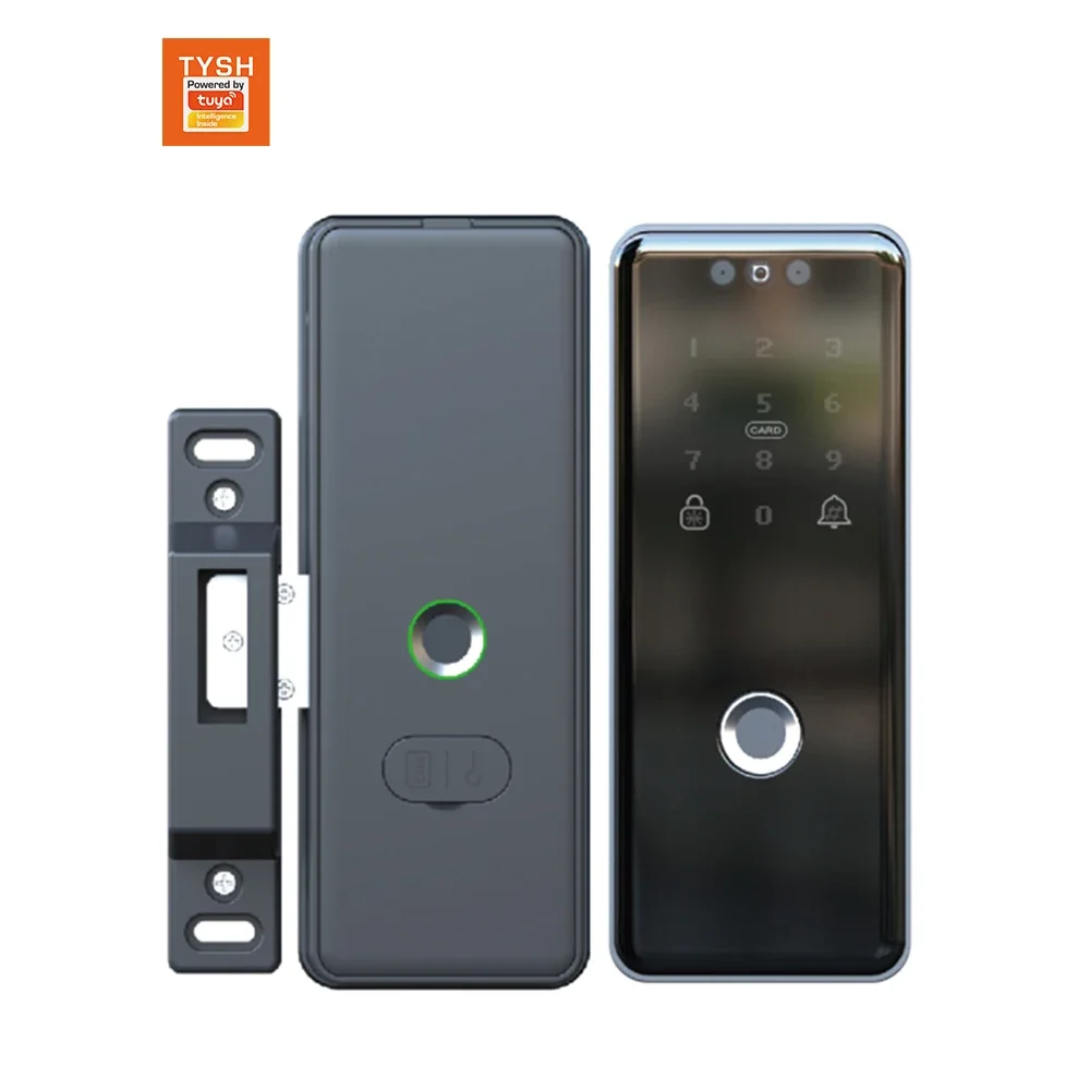 

TYSH Tuya App Smart 3d Face Recognition Fingerprint Password Card Combination Lock With Wifi Home Security Door Lock