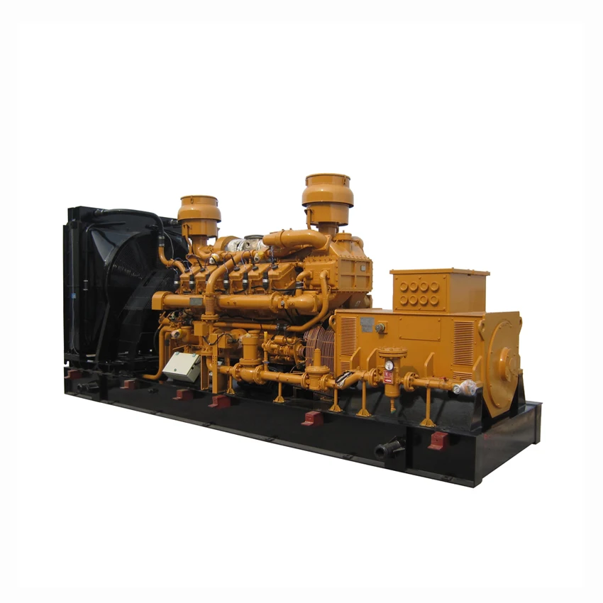 Lage Snelheid Groene Stroom 380V 1Mw Biogas Generator Met Ce Iso Certificaat