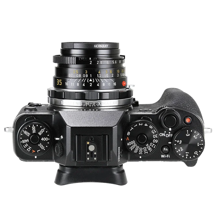 SHOTEN LM-FX M Adapter Macro Slive Black Lens Adapter Close Focus