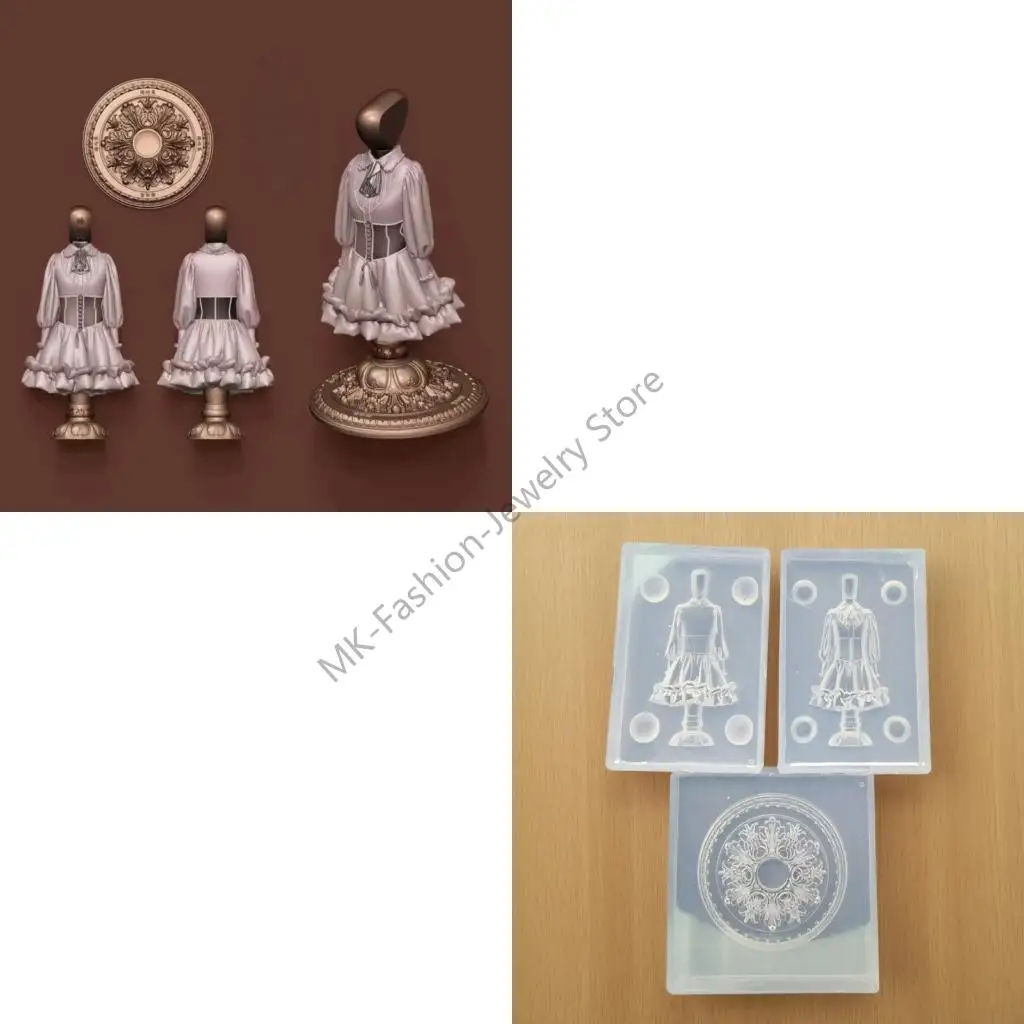 

Q6PF Силиконовая ювелирная форма для ремесленных многоразовых