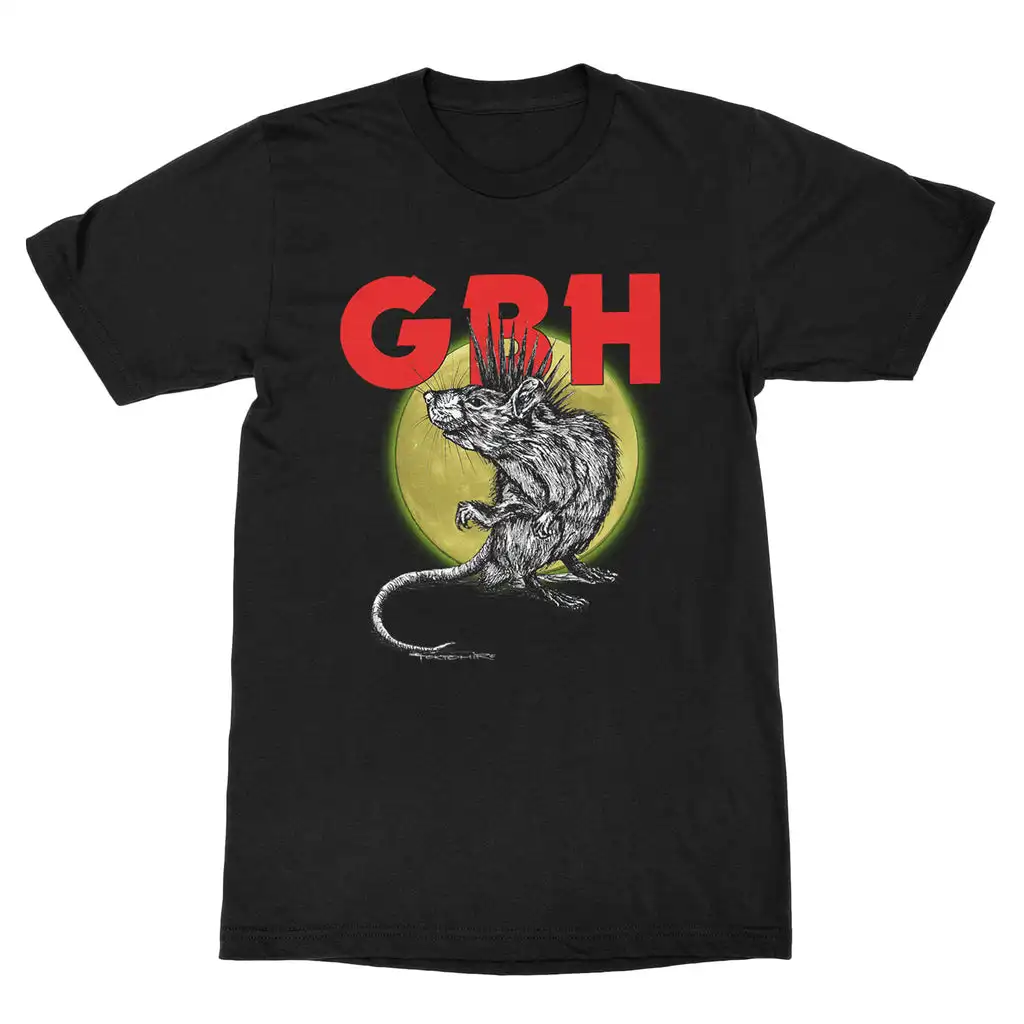 Pop Charged GBH Graphic Cotton Band Shirt Unisex Summer Short Sleeve Fashion Brand Tee Luxury Casual Vintage Tees