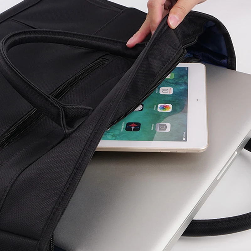 Torba na laptopa 15. 6-calowa torebka jedno ramię modna walizka torba rekreacyjna Air Pro jedno ramię wodoodporna torba na komputer — zdjęcie 5