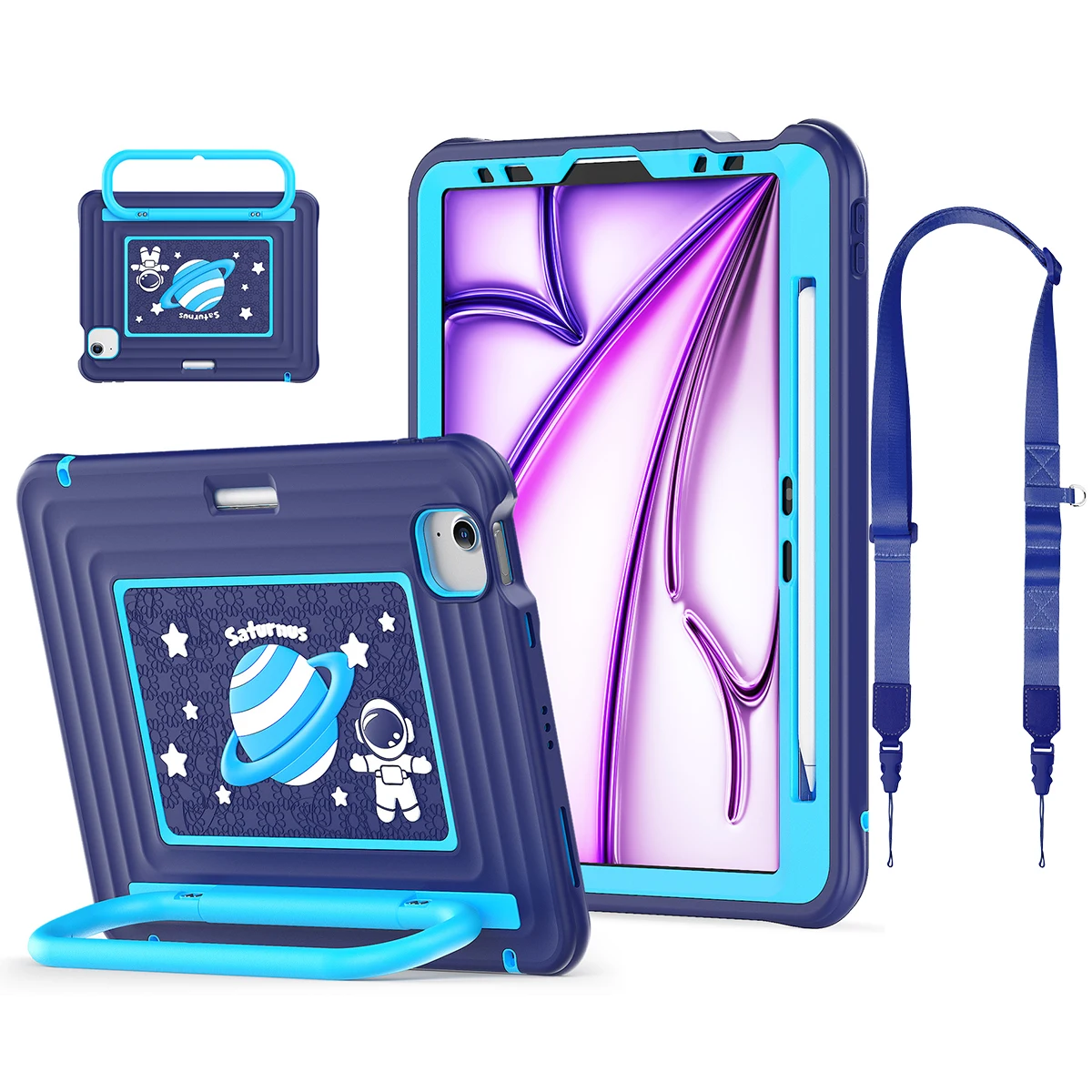 Kids Cartoon Tablet Case for iPad Air 11 (2026) / (2025) / (2024) / Air (2025) / (2024) / Pro 11 (2022) / (2021) / (2020) / (201
