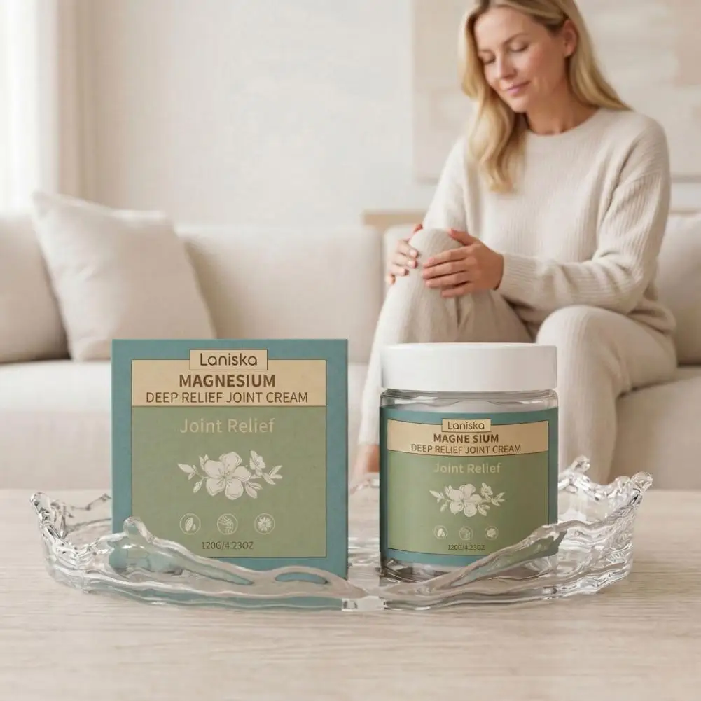 Total Relief Magnesium Soothing Cream Natural Joint Soothing Moisturizer Daily Nourishment for Hands Feet Knees Neck Back