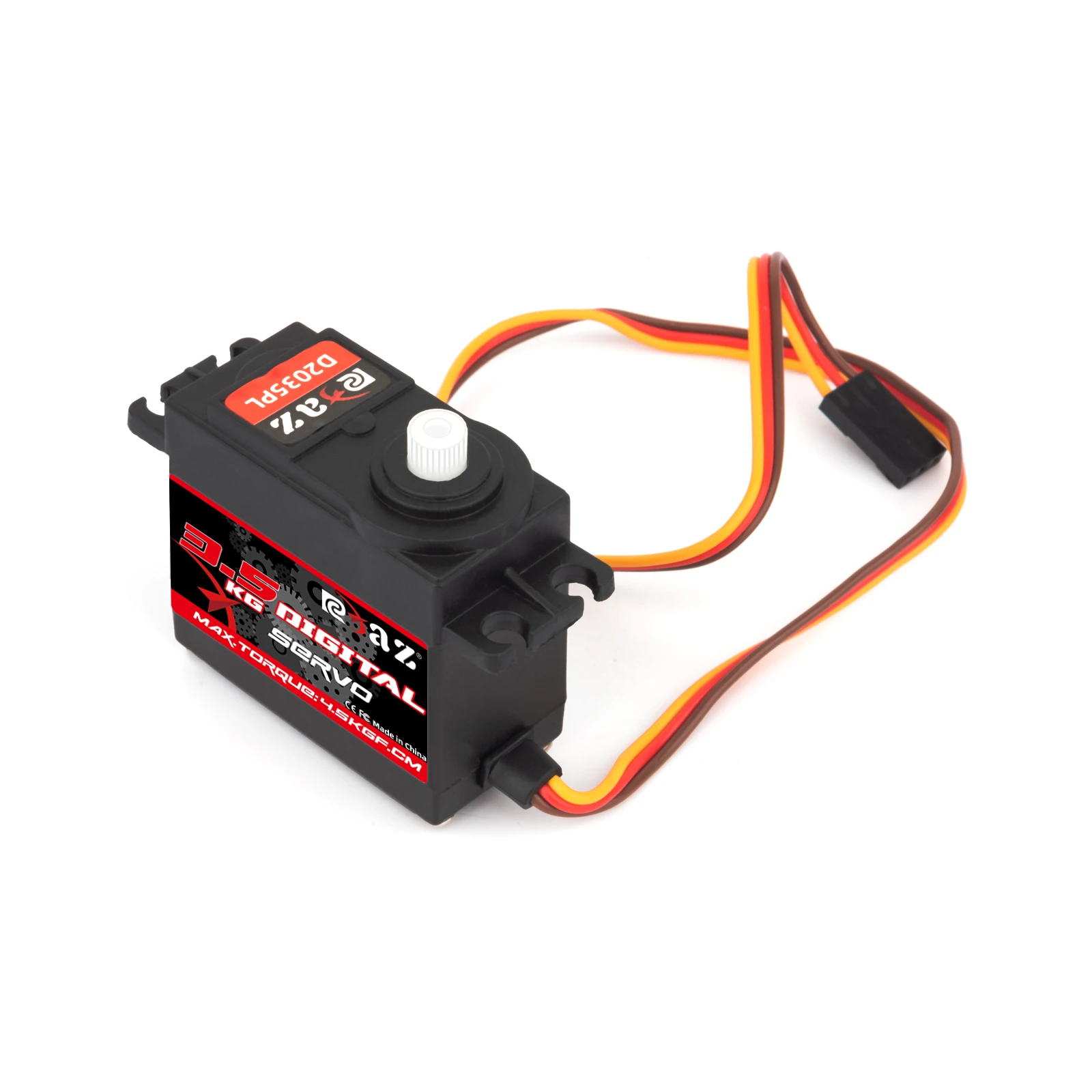 RC Servo 3.5KG Metal Gear Digital Servo Motor Steering Servo for 1/8 1/10 RC Car Short Range Truck Monster Robot Boat