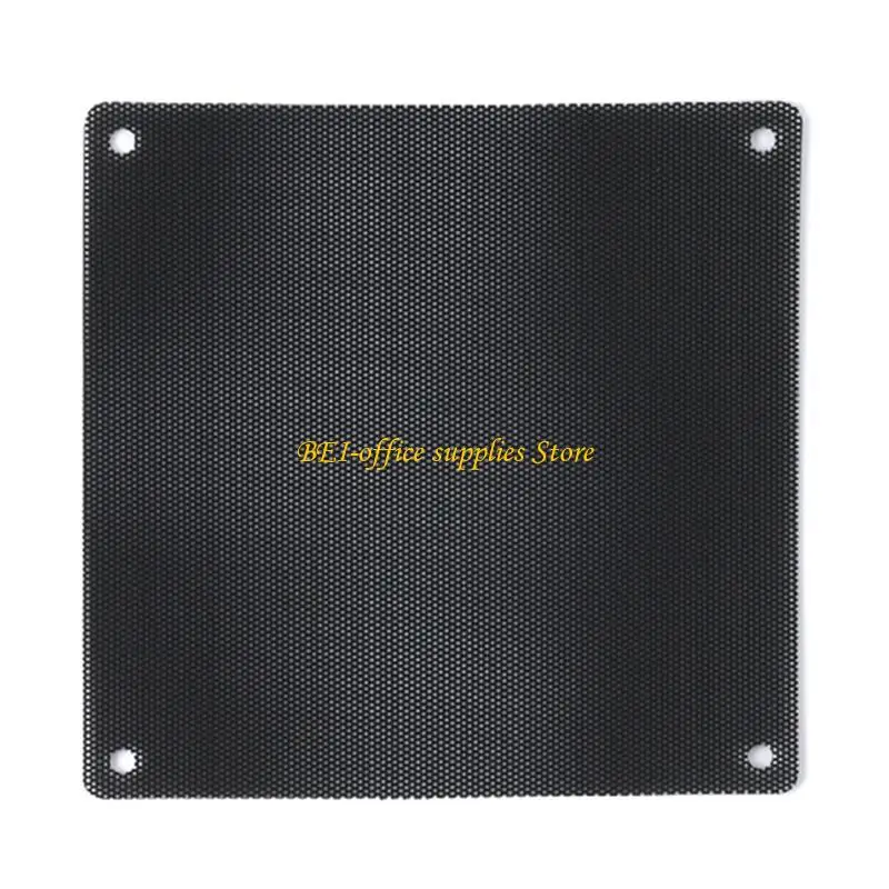

A9LC 5PCS PVC Fan Dust Filter PC Dustproof for Case Cuttable Computer Mesh Cover 12/14/9/8/7cm Black