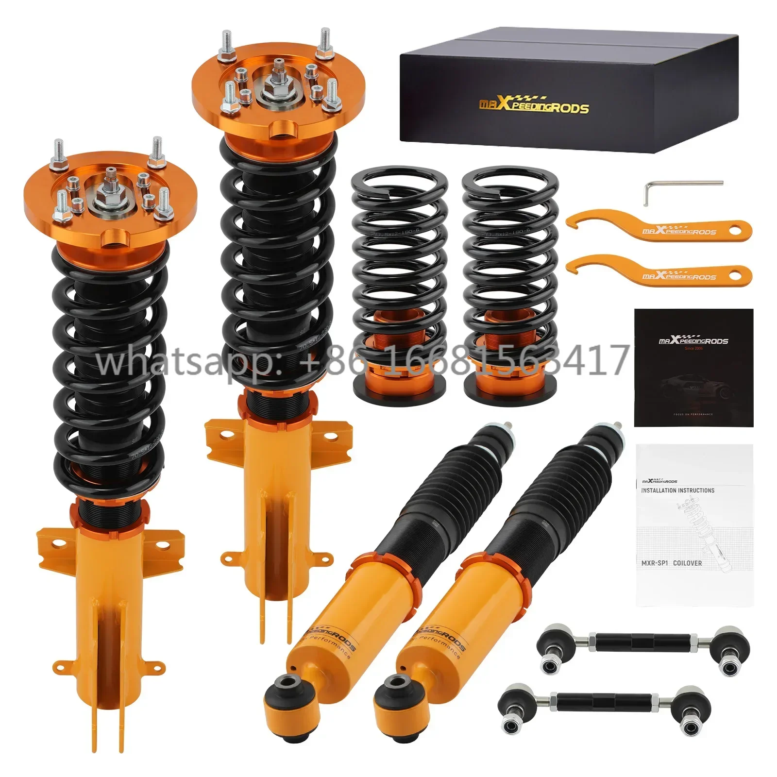 

Coilovers Suspension Kit For Ford Mustang S197 MK5 Convertible Coupe 3.7 5.8 Spring Camber Coilover