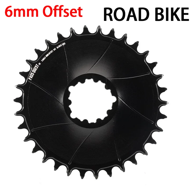 6mm Offset 3 Nails Chainwheel for SRAM  SX XX Direct Mount Crank 28/30/32/34/36T Narrow Wide Chainring