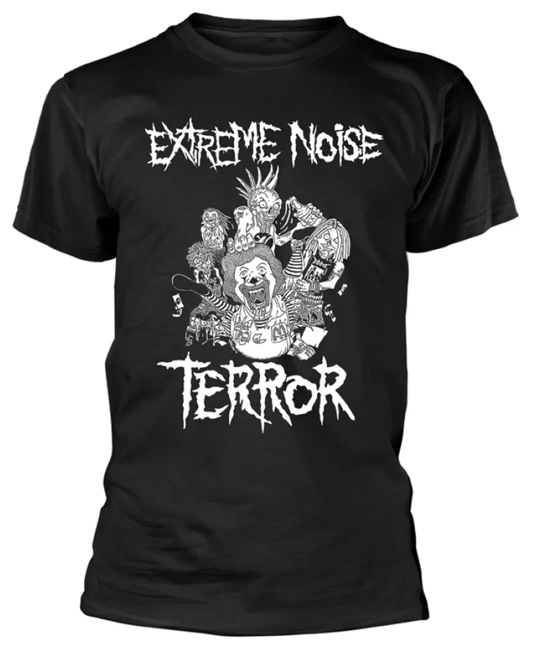 

Мужская и женская свободная футболка с короткими рукавами Extreme Noise Terror in It for Life с графическим принтом, повседневная круглая роскошная футболка на весь год