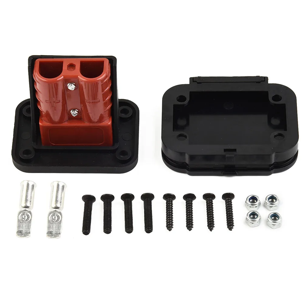 Imagem -03 - Montagem Embutida Dupla para Anderson Plug Suporte de Montagem Caravana Reboque Caminhão Conexão Conector 50 Amp 1pc