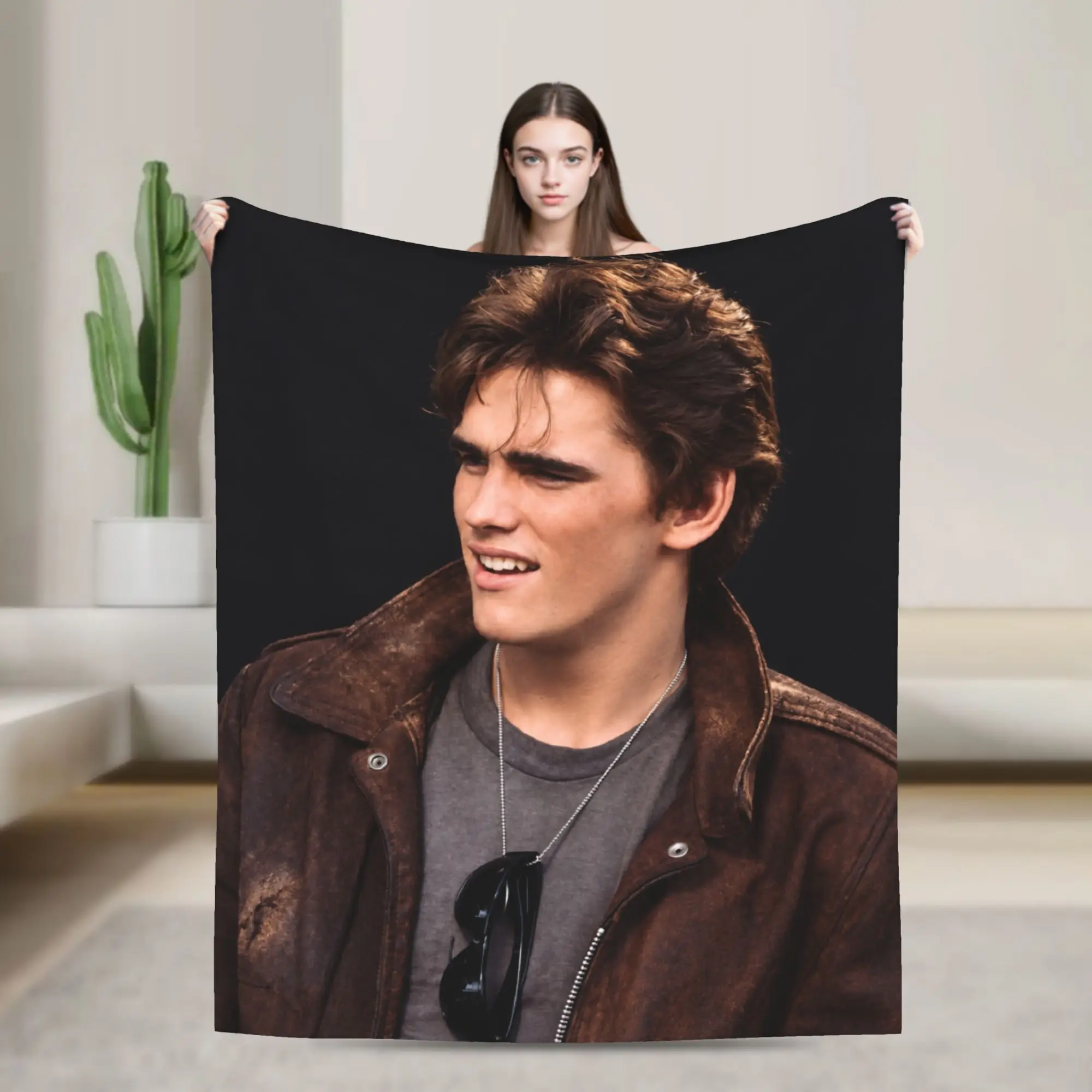 Dallas Winston The Outsiders Movie Plush Blanket Boy Girl  Flannel Throw Blanket For Couch Bed Warm Quality Bedspread Gift