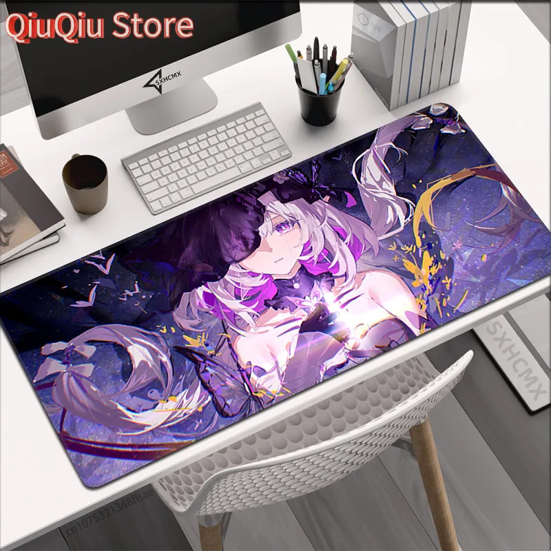 

Коврик для мыши Castorice, игровой коврик для мыши Honkai Star Rail, коврик для офисного стола, аксессуары для компьютерных игр, резиновый коврик для клавиатуры Stitch Edge