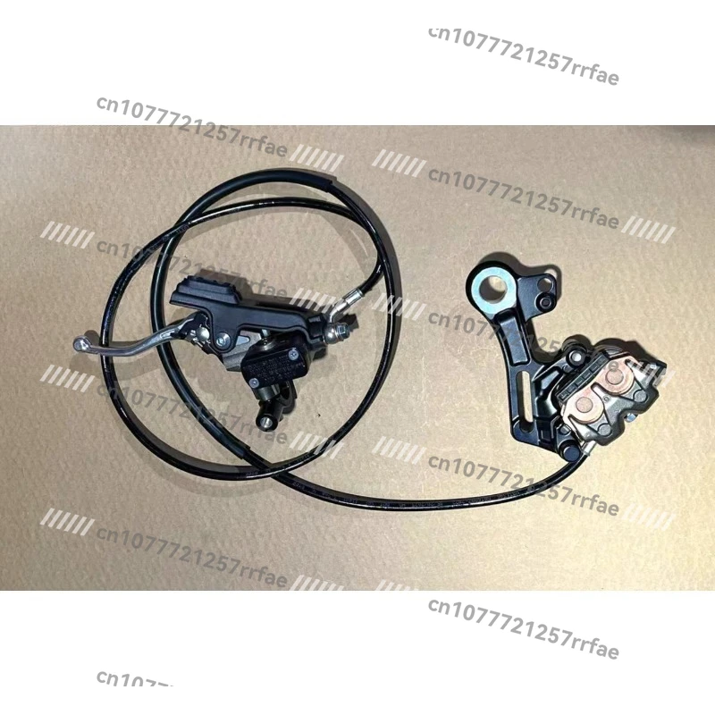 Original front and rear brakes, upper pump, calipers, brake brackets
