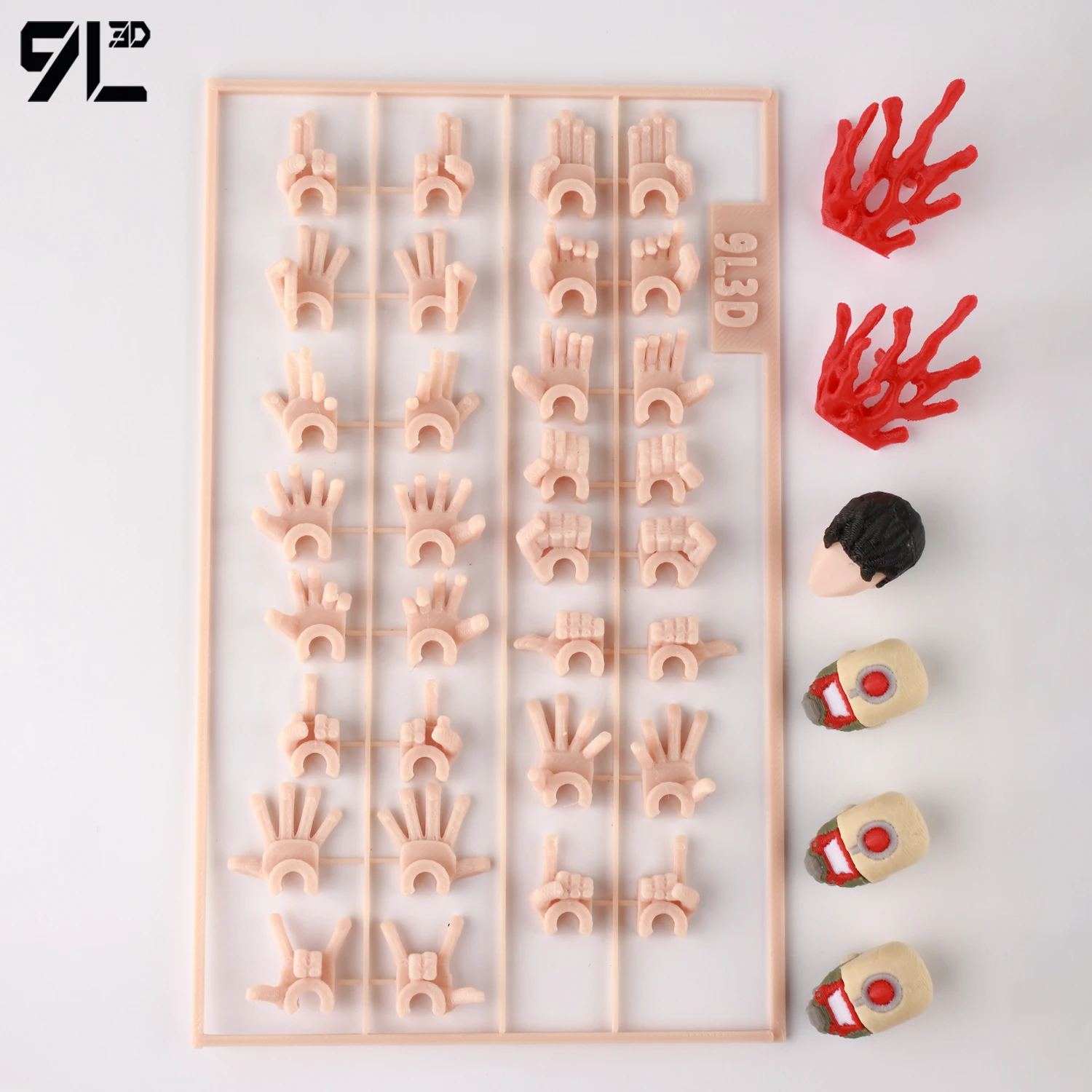 9L3D Untouchable Accessory Pack for Mark Lucky13 Action Figure Dummy13 Multi-Jointed Collectible Model Toys Birthday Gifts