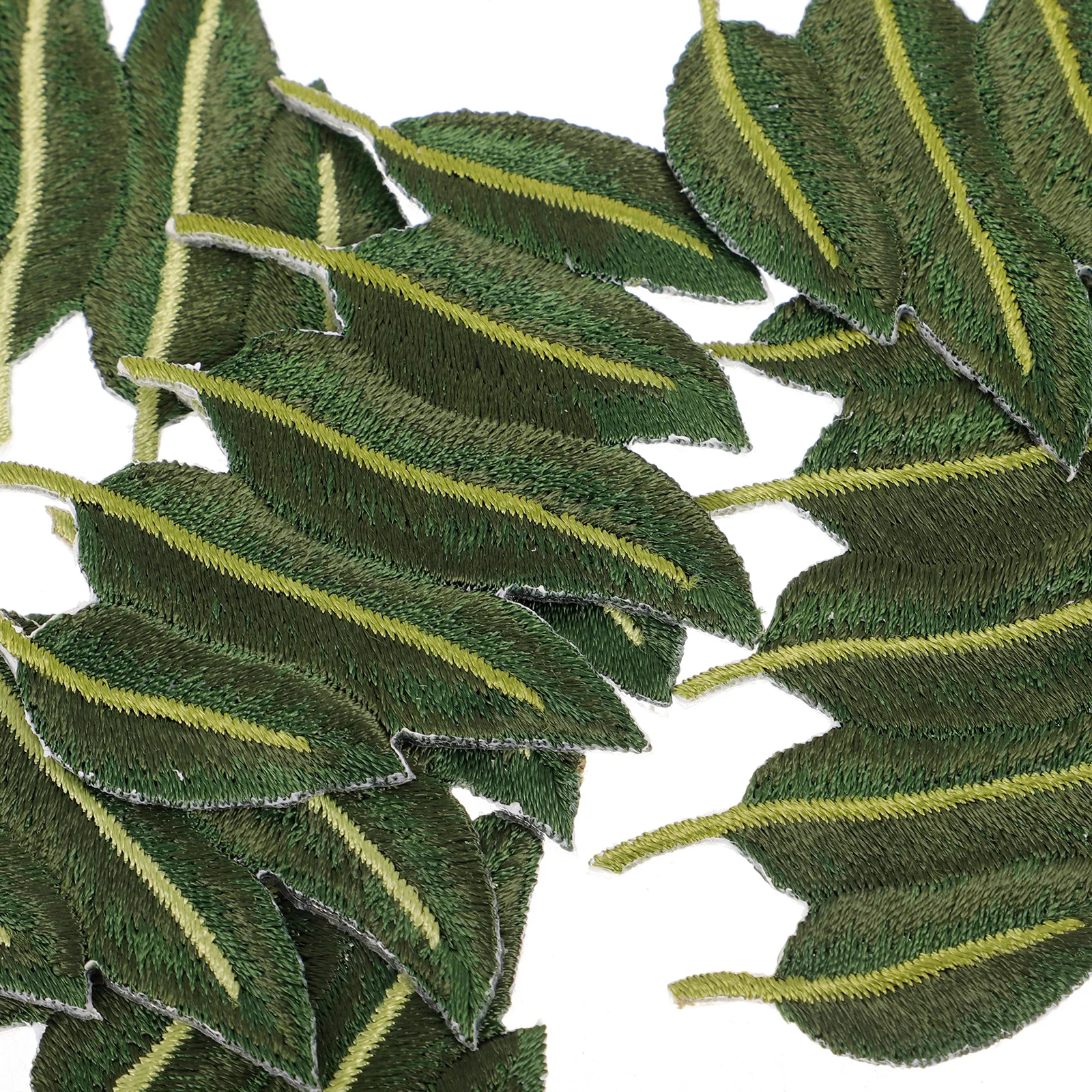 

10pcs Leaf Embroidery Fabric Patches Iron On Appliques for 187 Sewing Accessories Cover Holes Decorate