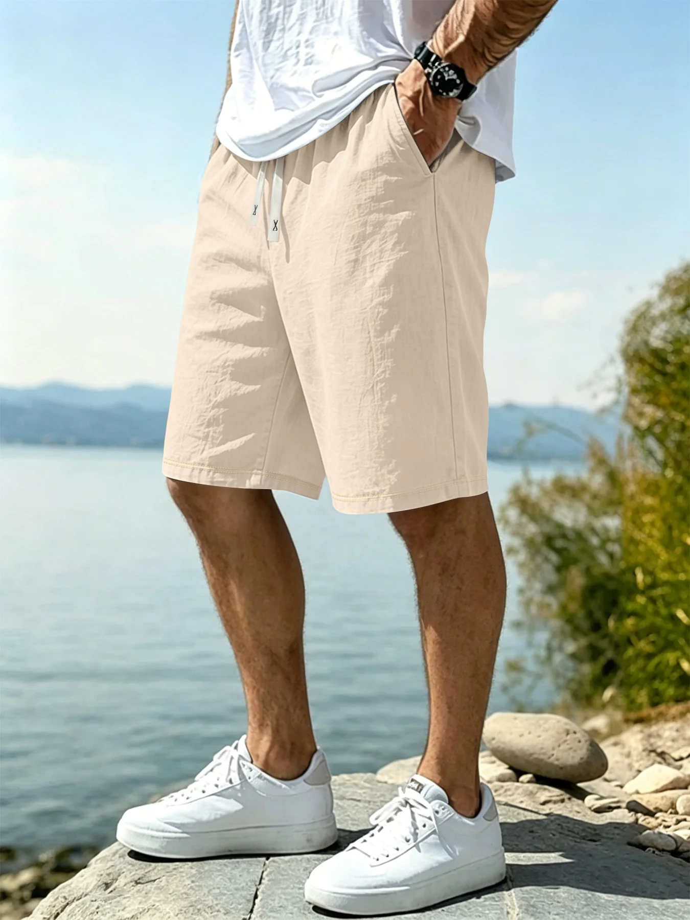 Thumbnail 4 - #68 Cheapest Cotton Linen Summer Shorts Deals You Can Get