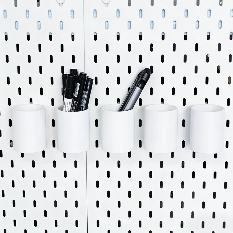 1Pc DIY Pegboard Accessories No Punching Kitchen Organization Shelf Storage Box Hooks Wall Organizer Crafts For Garage Room
