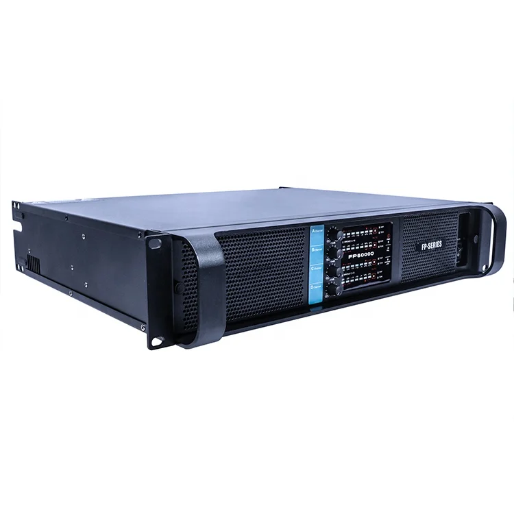 FP10000Q 4CH 1350W digitale versterker Hybride passieve/actieve schakelversterker met metalen omhulsel voor concerten Stadia Binnengebruik